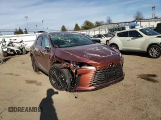 2025 Lexus RX 350 with VIN 2T2BAMCA0SC089803, listed as a Copart auction lot 46683815 with 1,629 mi miles and Salvage Title. Bid and sale history available at DreamBid. Image 12.