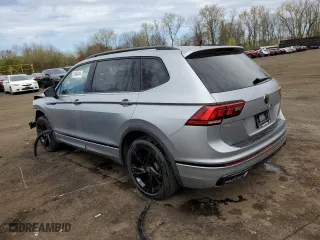 2023 Volkswagen Tiguan SE R-Line Black with VIN 3VV8B7AX8PM023049, listed as a Copart auction lot 51946414 with 20,761 mi miles and Salvage Title. Bid and sale history available at carsss.com. Image 2.
