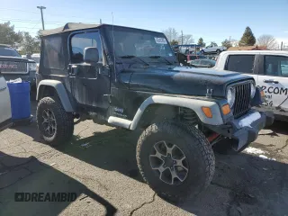 2006 Jeep Wrangler SE with VIN 1J4FA291X6P755424, listed as a Copart auction lot 42643265 with 158,947 mi miles and Clean Title. Bid and sale history available at carsss.com. Image 4.