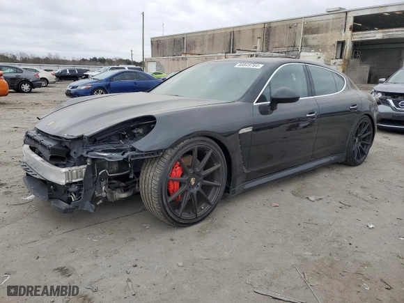 2010 Porsche Panamera S with VIN WP0AB2A71AL063114, listed as a Copart auction lot 80849764 with 127,292 mi miles and Salvage Title. Bid and sale history available at carsss.com. Image 1.