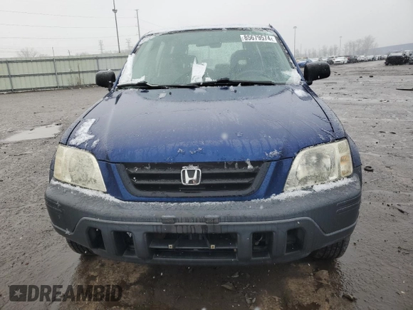 1999 Honda CR-V LX with VIN JHLRD1848XC080829, listed as a Copart auction lot 41692535 with 160,990 mi miles and Salvage Title. Bid and sale history available at carsss.com. Image 5.