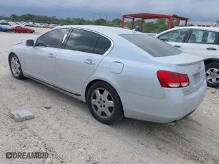 2007 Lexus GS 350 with VIN JTHBE96S770012663, listed as a IAAI auction lot 41723696 with 158,952 mi miles. Bid and sale history available at carsss.com. Image 3.