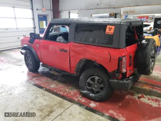 2022 Ford Bronco with VIN 1FMDE5AH6NLB67534, listed as a Copart auction lot 44528055 with 20,937 mi miles and Salvage Title. Bid and sale history available at carsss.com. Image 2.