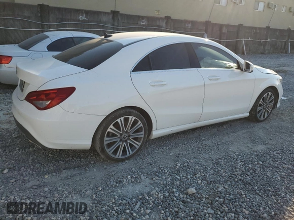2018 Mercedes-Benz CLA 250 with VIN WDDSJ4EB6JN676759, listed as a Copart auction lot 71327182 with 75,289 mi miles and . Bid and sale history available at DreamBid. Image 3.