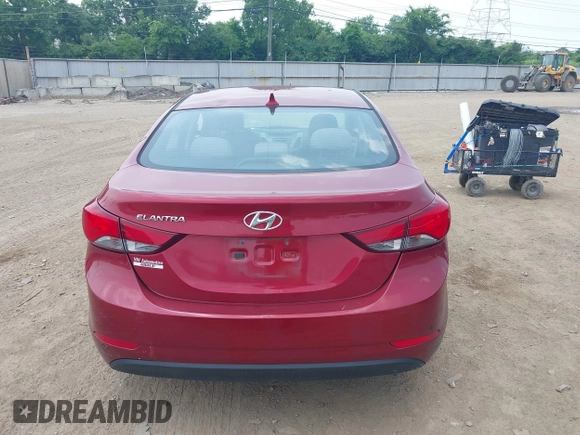 2016 Hyundai Elantra SE with VIN 5NPDH4AE2GH653924, listed as a IAAI auction lot 42496627 with 95,676 mi miles and . Bid and sale history available at DreamBid. Image 16.