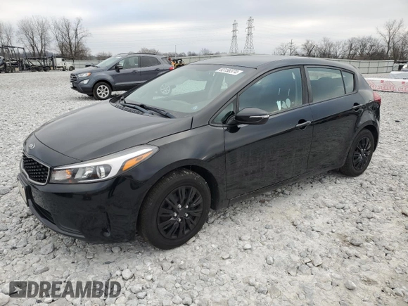 2018 Kia Forte LX with VIN KNAFK5A89J5773363, listed as a Copart auction lot 83158374 with 37,331 mi miles and Salvage Title. Bid and sale history available at carsss.com. Image 1.