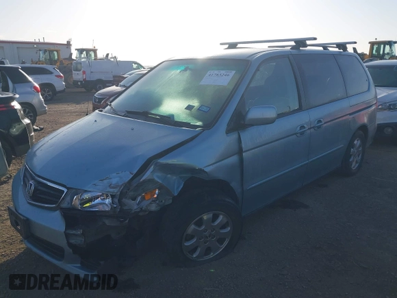 2003 Honda Odyssey EX-L with VIN 5FNRL18983B071606, listed as a IAAI auction lot 41783246 with 271,028 mi miles and . Bid and sale history available at DreamBid. Image 2.