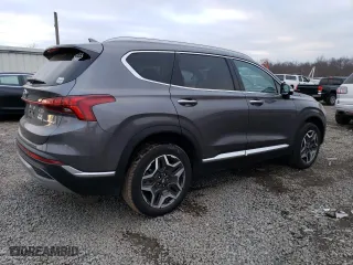 2022 Hyundai Santa Fe Hybrid Limited with VIN KM8S5DA15NU055208, listed as a Copart auction lot 82713493 with 21,041 mi miles. Bid and sale history available at carsss.com. Image 3.