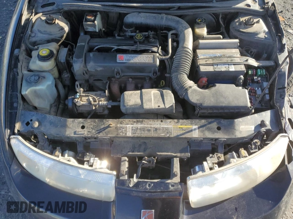 2000 Saturn SC with VIN 1G8ZY1273YZ152453, listed as a Copart auction lot 84834784 with Not Provided miles and Salvage Title. Bid and sale history available at carsss.com. Image 11.