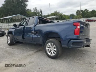 2020 Chevrolet Silverado 1500 Custom with VIN 1GCRWBEF1LZ367956, listed as a Copart auction lot 71474454 with 0 mi miles and Salvage Title. Bid and sale history available at carsss.com. Image 2.