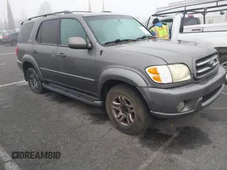 2003 Toyota Sequoia Limited with VIN 5TDBT48A73S184746, listed as a IAAI auction lot 41488014 with 298,447 mi miles and . Bid and sale history available at DreamBid. Image 1.