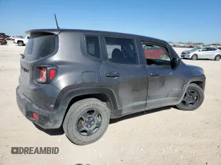 2018 Jeep Renegade Sport with VIN ZACCJAAB8JPG97428, listed as a Copart auction lot 87673395 with 91,391 mi miles and Salvage Title. Bid and sale history available at DreamBid. Image 3.