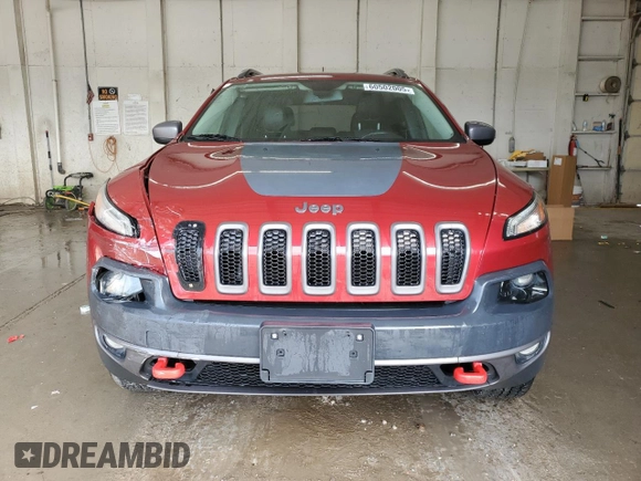 2017 Jeep Cherokee Trailhawk z VIN 1C4PJMBB2HW517312, wystawiony jako Copart lot #60502005 z przebiegiem 99 998 mil mil oraz Szkoda całkowita • Salvage title. Historia ofert i sprzedaży dostępna na DreamBid. Obrazek 5.