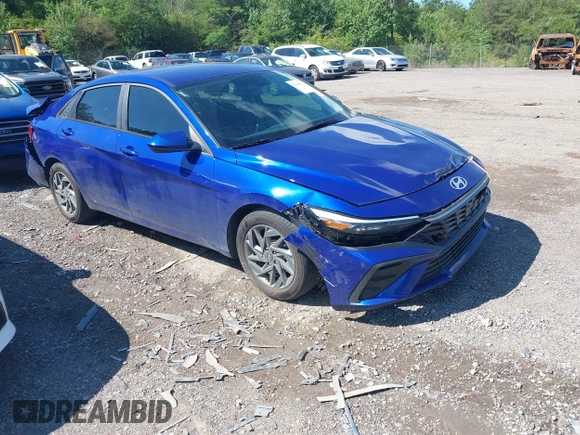 2024 Hyundai Elantra SEL with VIN KMHLM4DG9RU751809, listed as a IAAI auction lot 42146662 with 8,942 mi miles and . Bid and sale history available at DreamBid. Image 1.