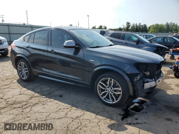 2018 BMW X4 M40i with VIN 5UXXW7C55J0W64498, listed as a Copart auction lot 58873794 with 144,148 mi miles and Salvage Title. Bid and sale history available at carsss.com. Image 4.