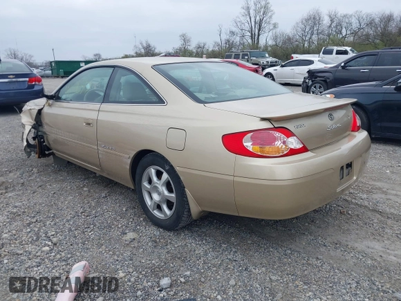 2002 Toyota Solara SE with VIN 2T1CF28P82C595679, listed as a IAAI auction lot 42010315 with 103,986 mi miles. Bid and sale history available at carsss.com. Image 3.