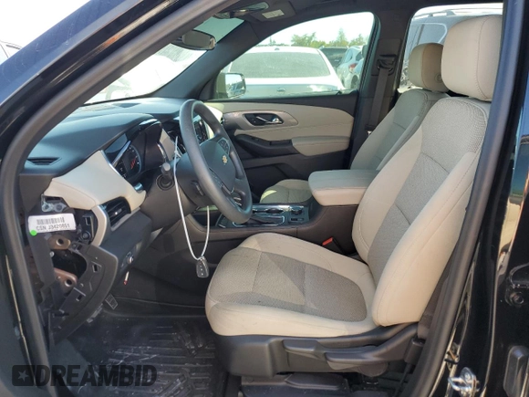 2023 Chevrolet Traverse LS with VIN 1GNEVFKWXPJ150897, listed as a Copart auction lot 73099374 with 38,565 mi miles and Salvage Title. Bid and sale history available at carsss.com. Image 7.