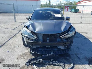 2017 Nissan Sentra SV with VIN 3N1AB7AP3HL642104, listed as a IAAI auction lot 41898136 with 83,495 mi miles. Bid and sale history available at carsss.com. Image 6.