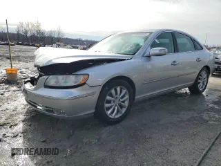 2008 Hyundai Azera Limited with VIN KMHFC46F58A291147, listed as a Copart auction lot 44355695 with Not Provided miles and Salvage Title. Bid and sale history available at DreamBid. Image 1.