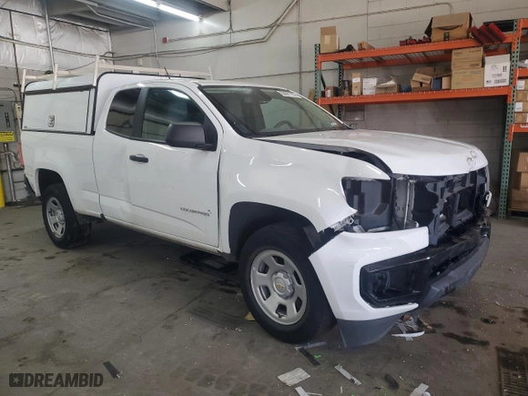 2021 Chevrolet Colorado 2WD Work Truck with VIN 1GCHSBEA3M1208349, listed as a Copart auction lot 53081155 with 63,723 mi miles and Clean Title. Bid and sale history available at carsss.com. Image 4.