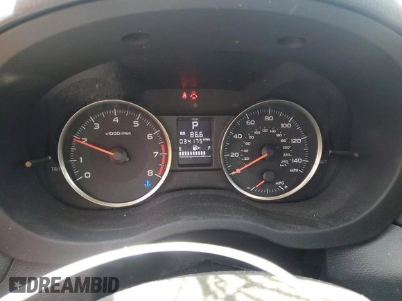 2016 Subaru Impreza 2.0i с VIN JF1GPAA67G8295151, выставлен на аукционе Copart как лот 58273835 с пробегом 34 175 миль миль и Списание • Salvage title. История ставок и продаж доступна на DreamBid. Изображение 9.