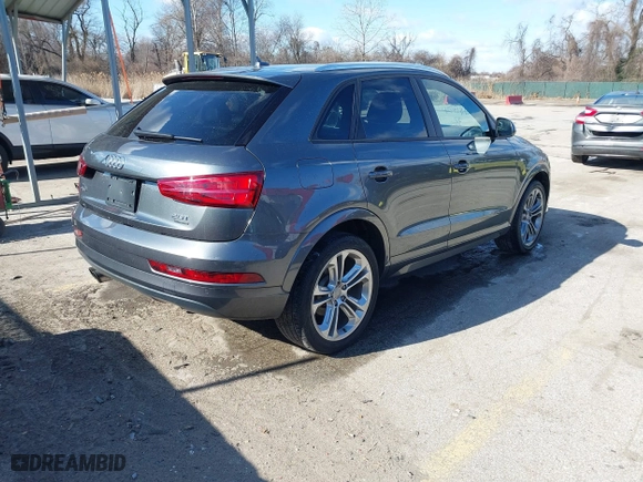 2018 Audi Q3 Premium with VIN WA1ECCFS0JR028296, listed as a IAAI auction lot 41547417 with 75,798 mi miles. Bid and sale history available at carsss.com. Image 4.