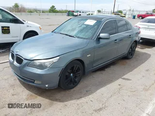 2009 BMW 5 Series 528i with VIN WBANU53539C117465, listed as a IAAI auction lot 42200311 with 158,155 mi miles and . Bid and sale history available at carsss.com. Image 2.