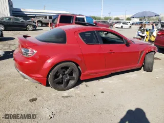 2004 Mazda RX-8 with VIN JM1FE173240107817, listed as a Copart auction lot 75936604 with 164,779 mi miles and Salvage Title. Bid and sale history available at carsss.com. Image 3.