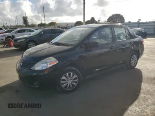 2010 Nissan Versa 1.6 with VIN 3N1CC1AP0AL366599, listed as a Copart auction lot 44592695 with 184,527 mi miles and Salvage Title. Bid and sale history available at carsss.com. Image 1.