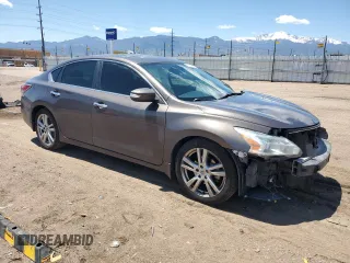 2015 Nissan Altima SL with VIN 1N4BL3AP1FC582538, listed as a Copart auction lot 57809795 with 134,611 mi miles and Salvage title. Bid and sale history available at DreamBid. Image 4.