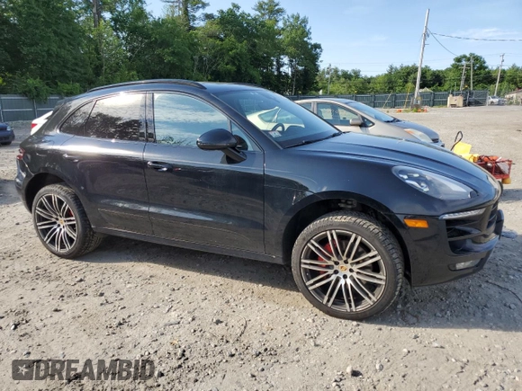 2017 Porsche Macan GTS with VIN WP1AG2A55HLB52175, listed as a Copart auction lot 55378045 with 77,121 mi miles and Non Repairable. Bid and sale history available at carsss.com. Image 4.