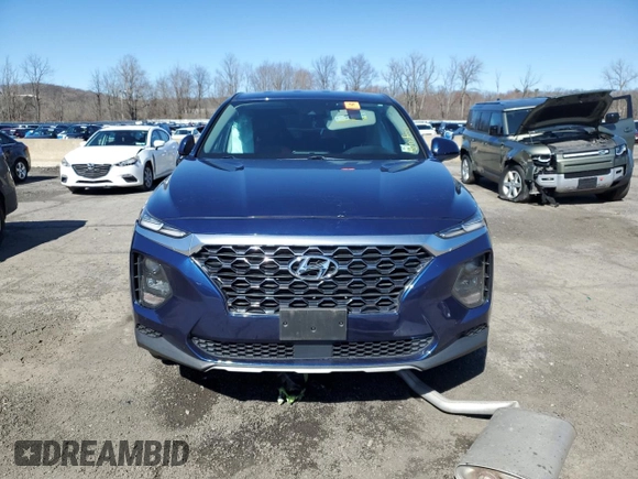 2020 Hyundai Santa Fe SE with VIN 5NMS23AD5LH255320, listed as a Copart auction lot 49821315 with 46,009 mi miles and Salvage Title. Bid and sale history available at carsss.com. Image 5.