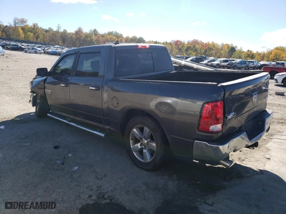 2016 Ram 1500 Lone Star with VIN 1C6RR7LM0GS337603, listed as a Copart auction lot 76386834 with 0 mi miles and Salvage Title. Bid and sale history available at carsss.com. Image 2.