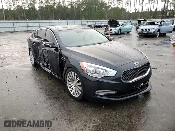 2015 Kia K900 Premium with VIN KNALU4D45F6026246, listed as a Copart auction lot 86622434 with 102,508 mi miles and Salvage title. Bid and sale history available at DreamBid. Image 13.