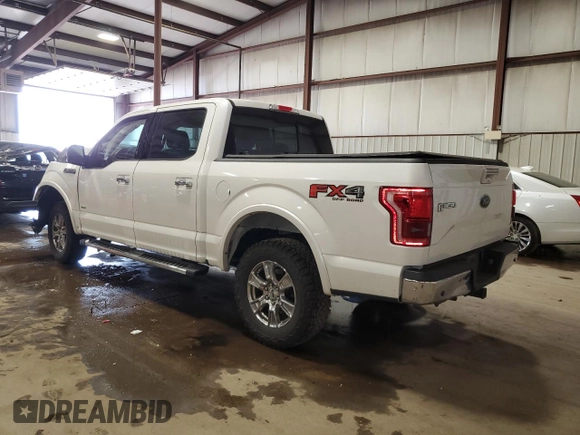 2015 Ford F-150 XLT with VIN 1FTEW1EG5FFC43972, listed as a Copart auction lot 53683785 with 111,994 mi miles and Salvage Title. Bid and sale history available at carsss.com. Image 2.