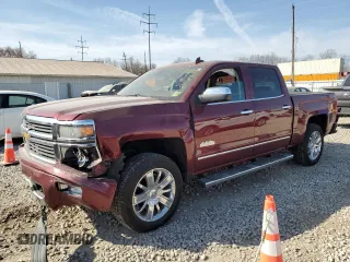 2015 Chevrolet Silverado 1500 High Country with VIN 3GCUKTEC8FG368561, listed as a Copart auction lot 49107815 with 143,435 mi miles and Salvage Title. Bid and sale history available at DreamBid. Image 1.