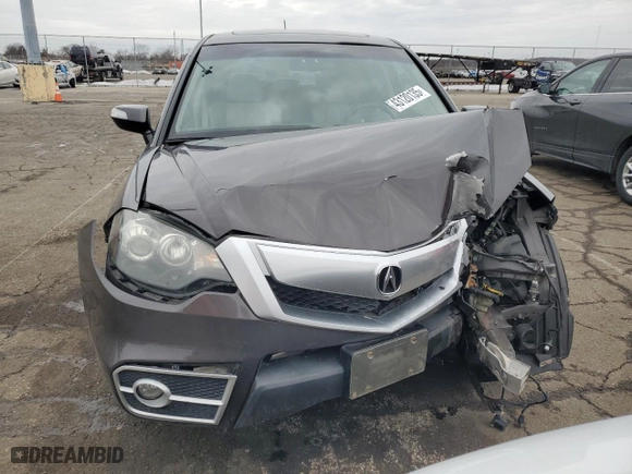 2010 Acura RDX Tech Pkg with VIN 5J8TB2H52AA000565, listed as a Copart auction lot 43120135 with 135,203 mi miles and Salvage Title. Bid and sale history available at carsss.com. Image 5.