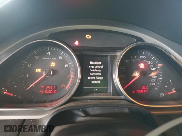 2011 Audi Q7 S line with VIN WA1DGAFE5BD005268, listed as a Copart auction lot 85074734 with 156,819 mi miles and Clean title. Bid and sale history available at DreamBid. Image 9.