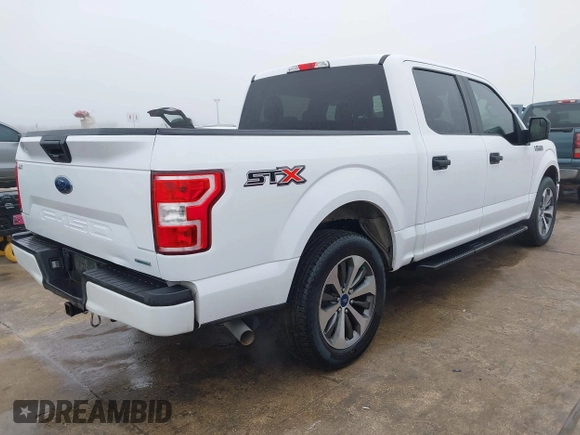 2019 Ford F-150 XL with VIN 1FTEW1C45KKE59914, listed as a IAAI auction lot 41442014 with 98,445 mi miles and . Bid and sale history available at DreamBid. Image 4.