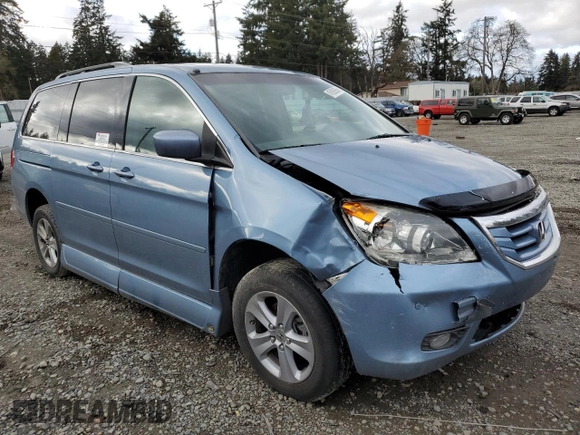 2010 Honda Odyssey Touring with VIN 5FNRL3H93AB043706, listed as a Copart auction lot 45926655 with 112,794 mi miles and Salvage Title. Bid and sale history available at carsss.com. Image 4.