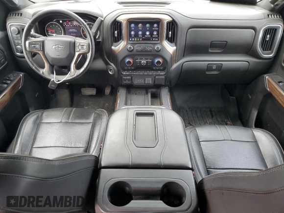 2019 Chevrolet Silverado 1500 High Country with VIN 1GCUYHED1KZ143932, listed as a Copart auction lot 46997635 with 70,075 mi miles and Salvage Title. Bid and sale history available at carsss.com. Image 8.