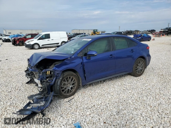 2020 Toyota Corolla SE with VIN JTDS4RCE8LJ051172, listed as a Copart auction lot 83102824 with Not Provided miles and Salvage Title. Bid and sale history available at DreamBid. Image 1.