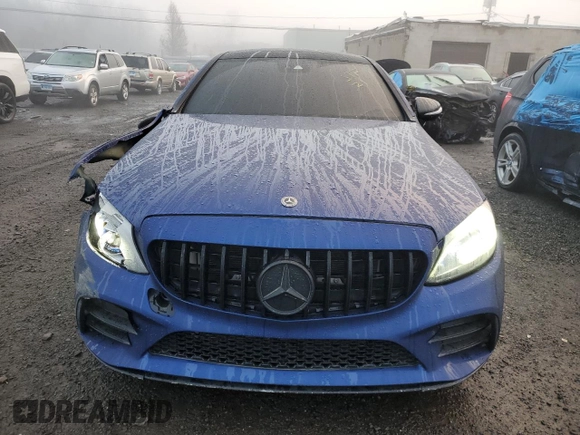 2021 Mercedes-Benz C 43 AMG with VIN W1KWJ6EB7MG053253, listed as a Copart auction lot 75803893 with 53,322 mi miles and . Bid and sale history available at DreamBid. Image 5.