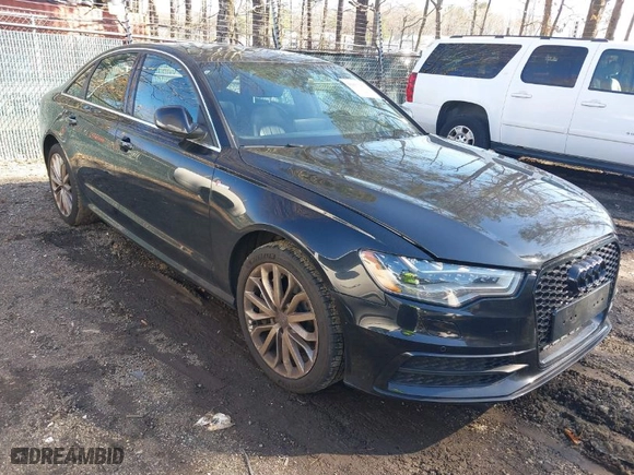 2014 Audi A6 3.0T Prestige with VIN WAUHGAFC8EN142187, listed as a IAAI auction lot 41833457 with 129,533 mi miles. Bid and sale history available at carsss.com. Image 1.