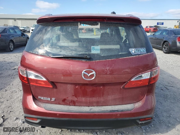 2015 Mazda Mazda5 Grand Touring with VIN JM1CW2DL9F0182785, listed as a Copart auction lot 83183274 with 71,725 mi miles and Salvage Title. Bid and sale history available at carsss.com. Image 6.