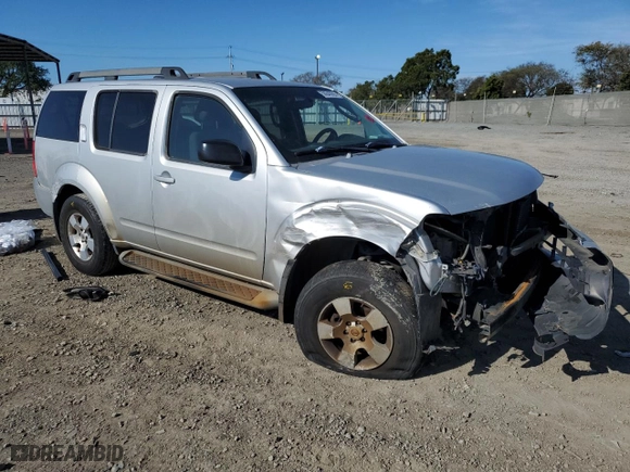 2008 Nissan Pathfinder S with VIN 5N1AR18U88C631446, listed as a Copart auction lot 50640055 with 342,879 mi miles and Salvage Title. Bid and sale history available at carsss.com. Image 4.