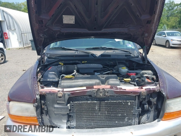 2004 Dodge Dakota SLT with VIN 1D7HG48NX4S649522, listed as a IAAI auction lot 42580132 with 124,037 mi miles and . Bid and sale history available at DreamBid. Image 10.