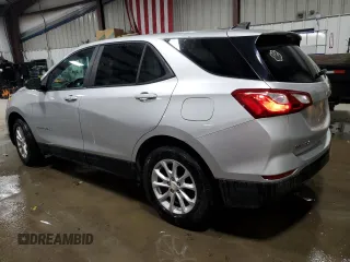 2020 Chevrolet Equinox LS z VIN 3GNAXSEV3LS548773, wystawiony jako Copart lot #87158264 z przebiegiem 41 708 mil mil oraz Szkoda całkowita • Salvage title. Historia ofert i sprzedaży dostępna na DreamBid. Obrazek 2.