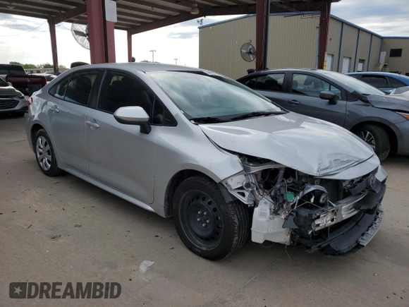 2023 Toyota Corolla LE with VIN 5YFB4MDE0PP013678, listed as a Copart auction lot 55449935 with 80,477 mi miles and Clean Title. Bid and sale history available at DreamBid. Image 4.