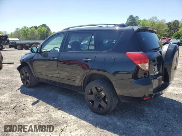 2008 Toyota RAV4 with VIN JTMZD33V785085518, listed as a Copart auction lot 52190235 with 0 mi miles and Salvage Title. Bid and sale history available at carsss.com. Image 2.
